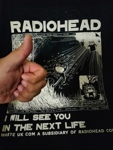 Customer photo review of Playera Radiohead