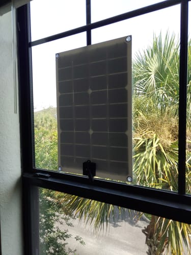 Customer photo review of SunBoost Pro™ Ultimate Portable Solar Power for On-the-Go Charging!