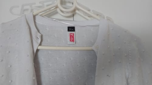 Customer photo review of Clothing Tag Buddies - Designer themes