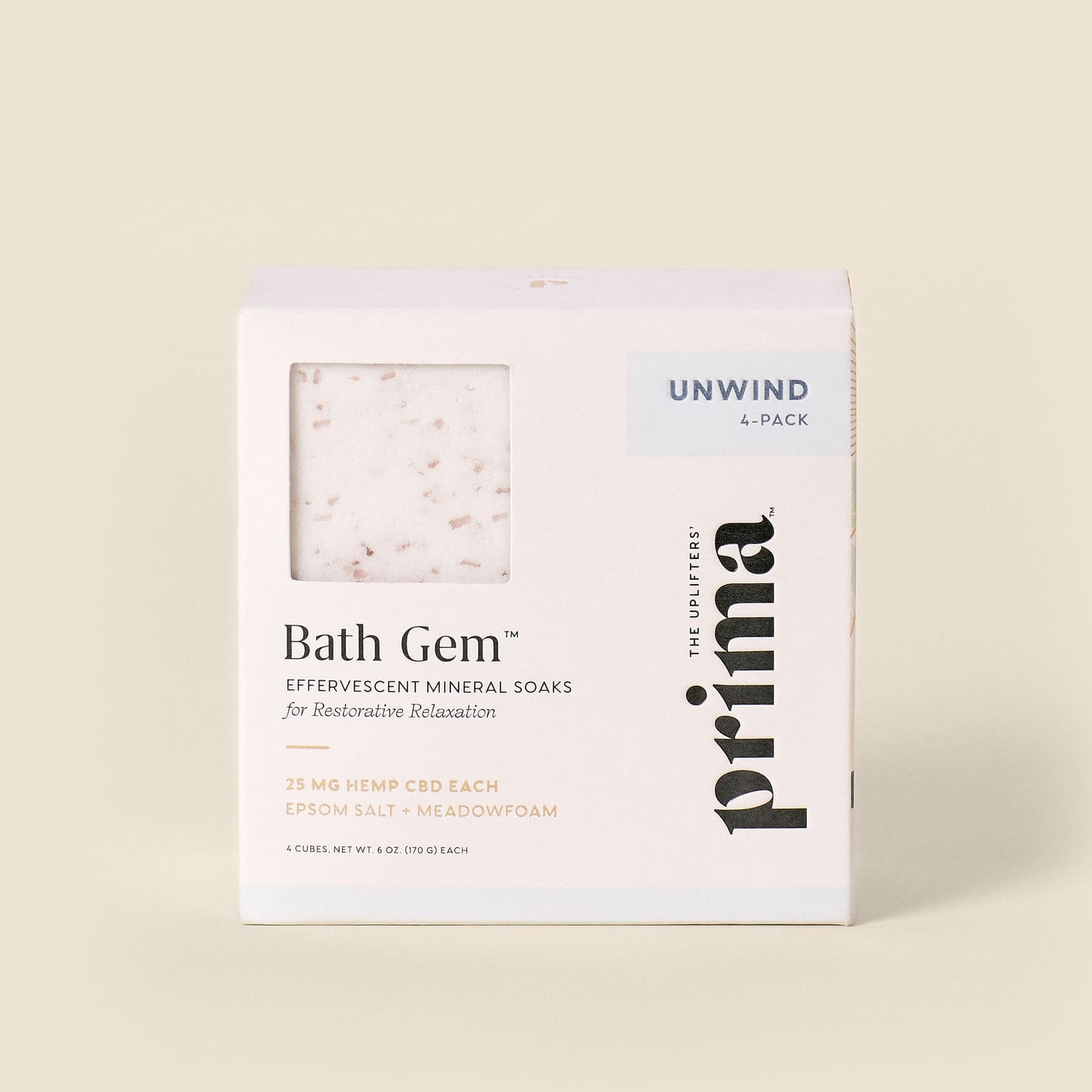 Customer photo review of Unwind Bath Gem™ 4-Pack | Moisturizing Bath Soak with Epsom Salt & Magnesium
