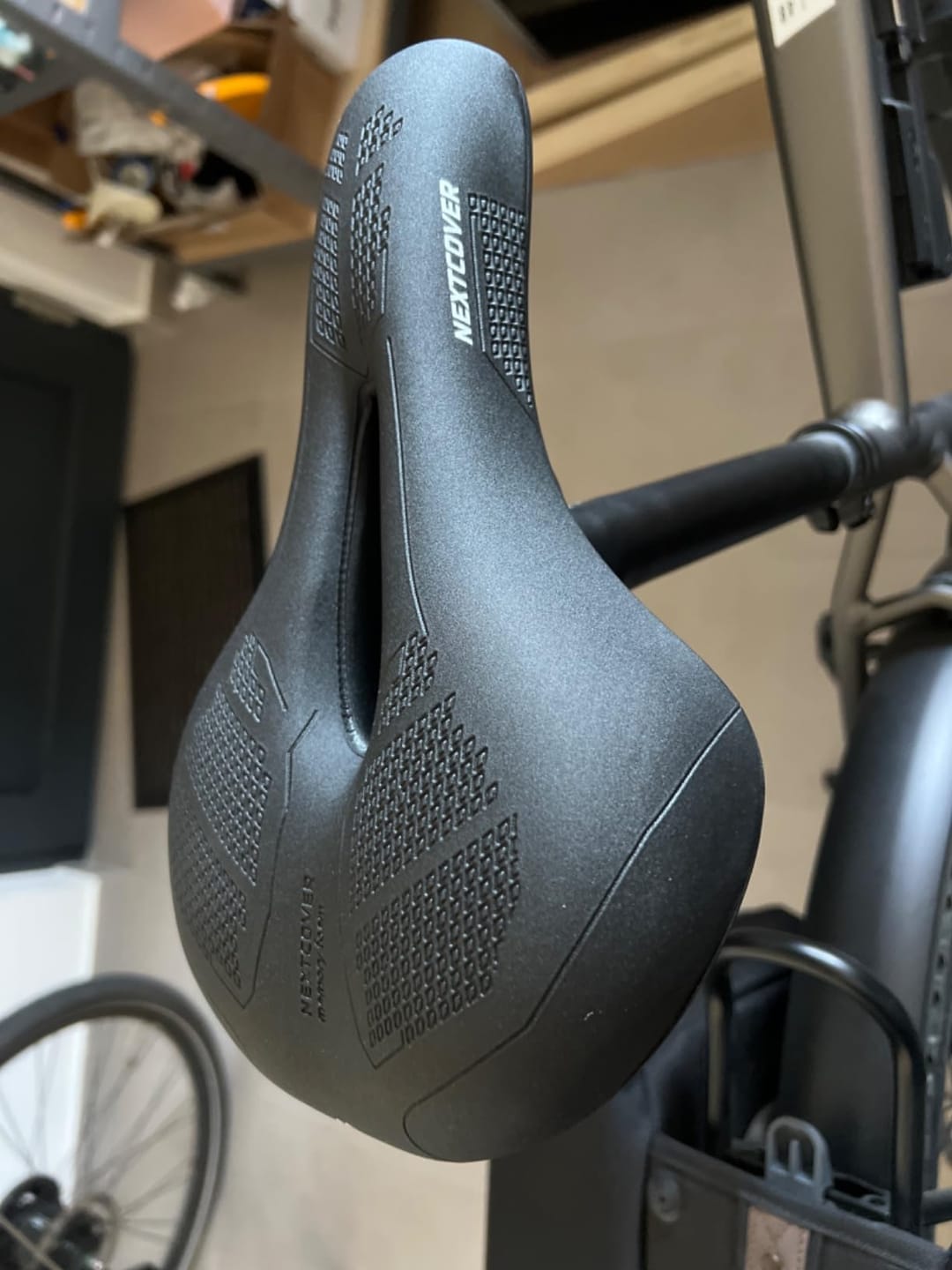 Customer photo review of ComfortSet - Fahrradsattel & gefederte Sattelstütze