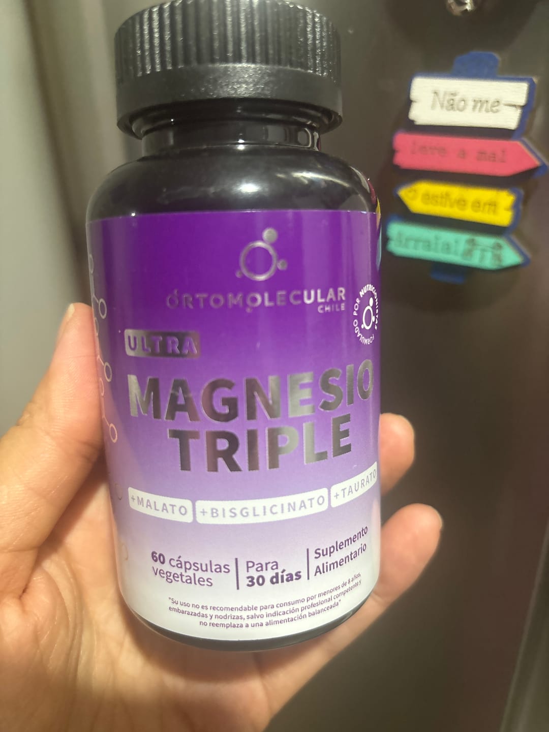 Customer photo review of Ultra Magnesio Triple-60 cáps