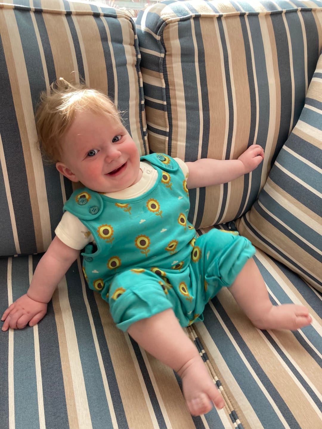 Customer photo review of Sunflower Everyday Dungarees