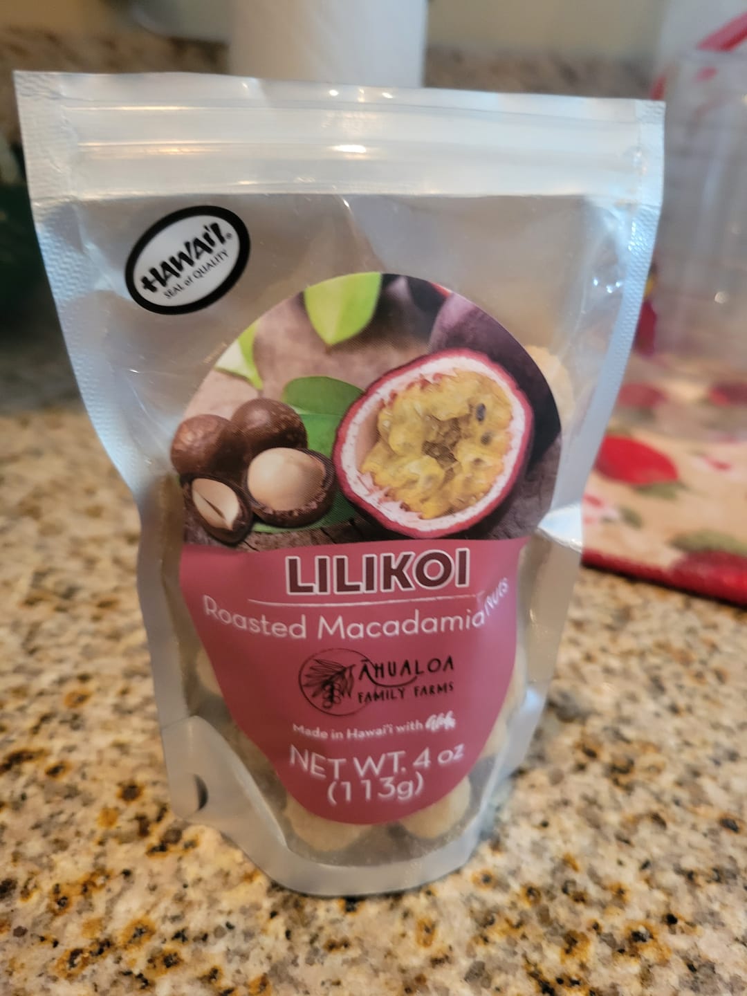 Customer photo review of Lilikoi Macadamia Nuts