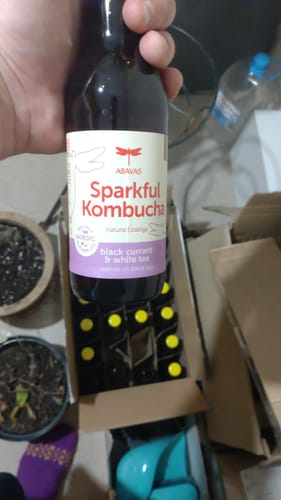 Customer photo review of ABAVAS Sparkful Kombuča ar upenēm un balto tēju, bezalkoholisks