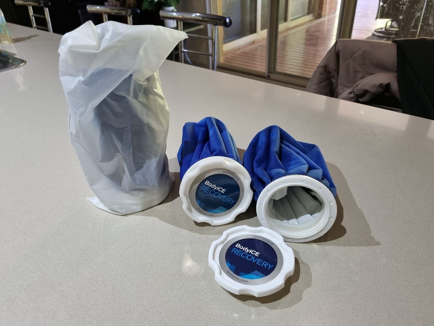 Customer photo review of 9 Inch Ice Bag Duo