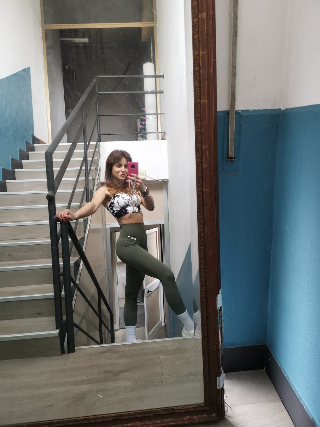 Customer photo review of Leggings Push up Gym Fashion Verde
