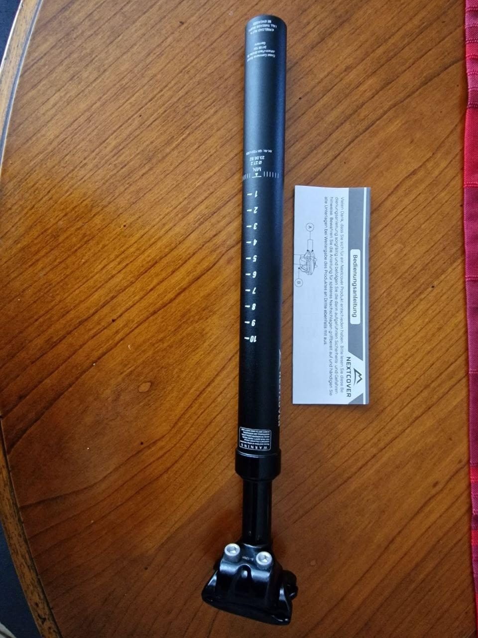 Customer photo review of ComfortSet - Fahrradsattel & gefederte Sattelstütze