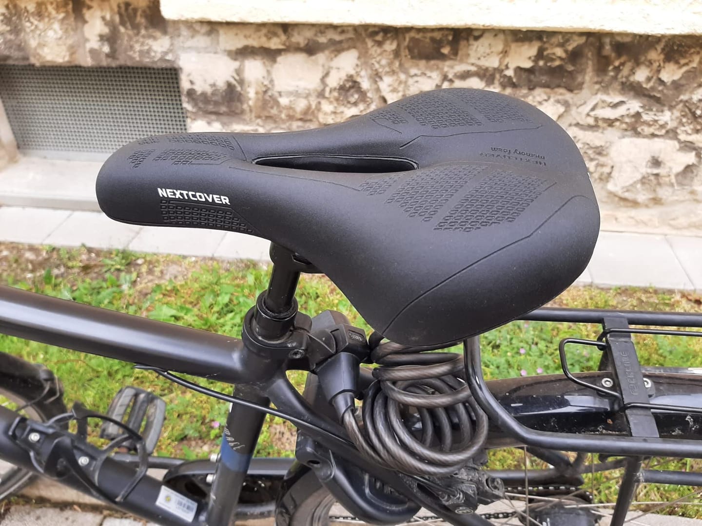 Customer photo review of ComfortSet - Fahrradsattel & gefederte Sattelstütze