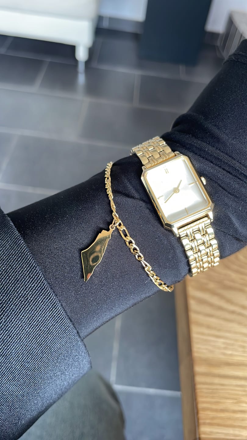 Customer photo review of Nations Armband | 18K vergoldet