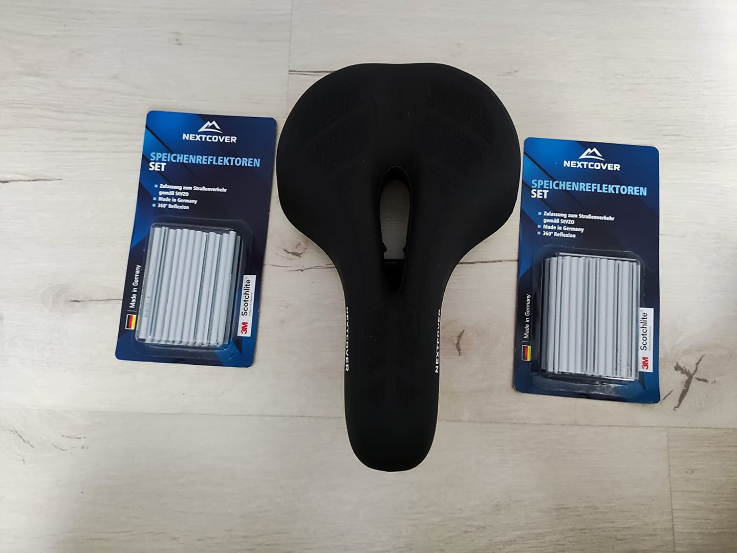 Customer photo review of ComfortSet - Fahrradsattel & gefederte Sattelstütze