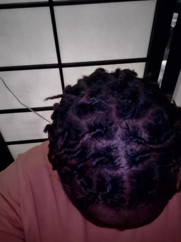 Customer photo review of Coco Control Hydrating Hair Gel 8oz