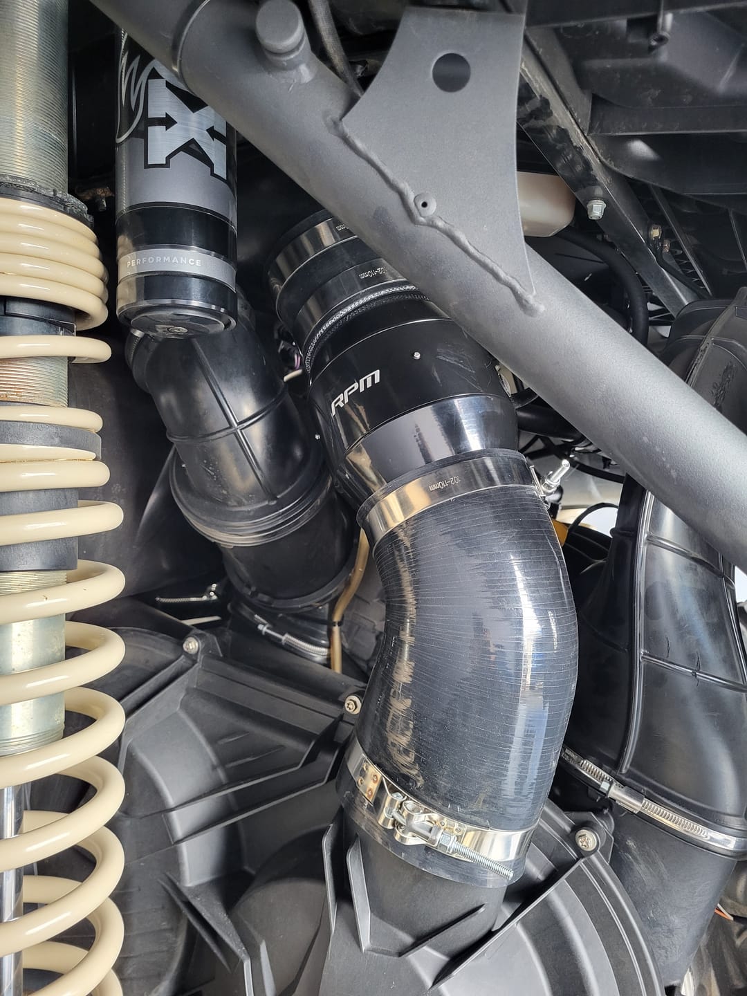 Customer photo review of RPM Can-Am Maverick X3 "ECF" Electric Clutch Blower Fan Kit - Lower Clutch / Belt Temperature