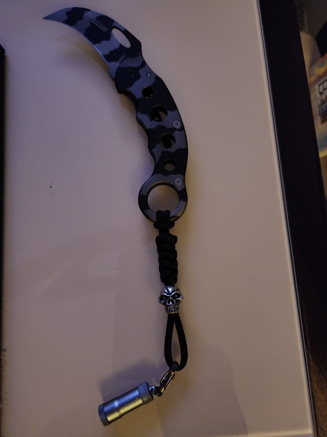 Customer photo review of 550 DOUBLE LOOP PARACORD/LANYARD