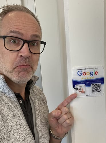 Customer photo review of Google Reviews - Plate