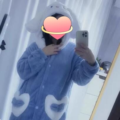 Customer photo review of Cartoon bunny pajamas S026