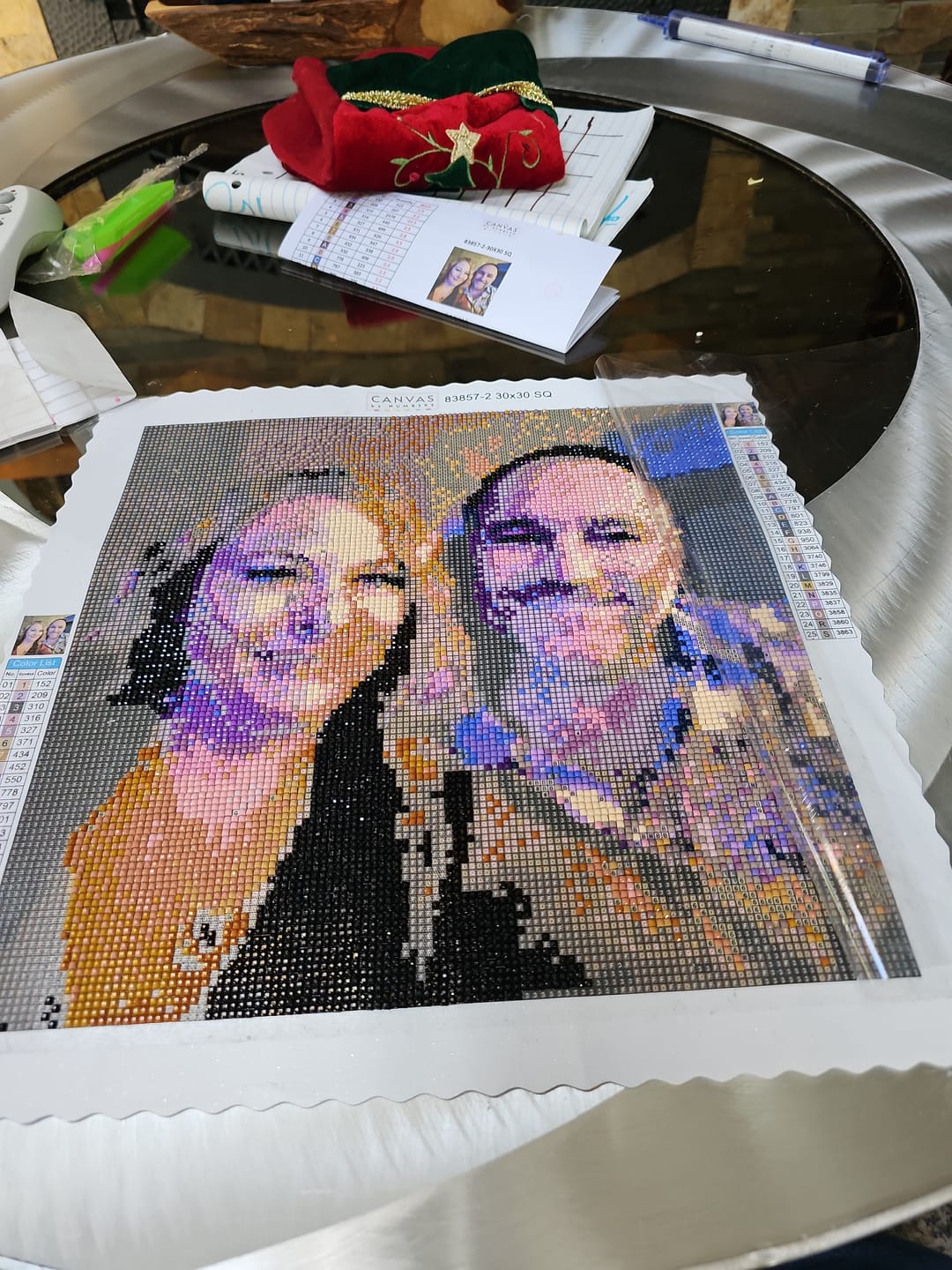 Customer photo review of Custom Diamond Painting