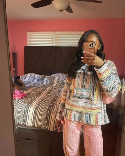 Customer photo review of Wear & Go | Pre-bleached Invisible Lace Wig Body Wave Pre-cut Lace Glueless Wig