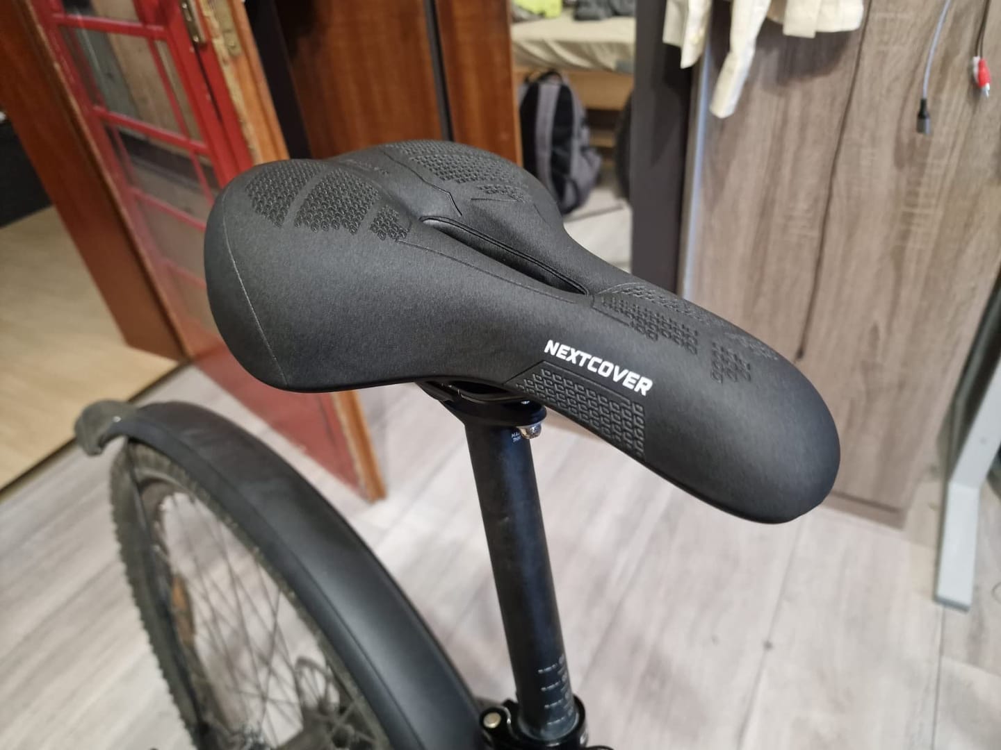 Customer photo review of ComfortSet - Fahrradsattel & gefederte Sattelstütze