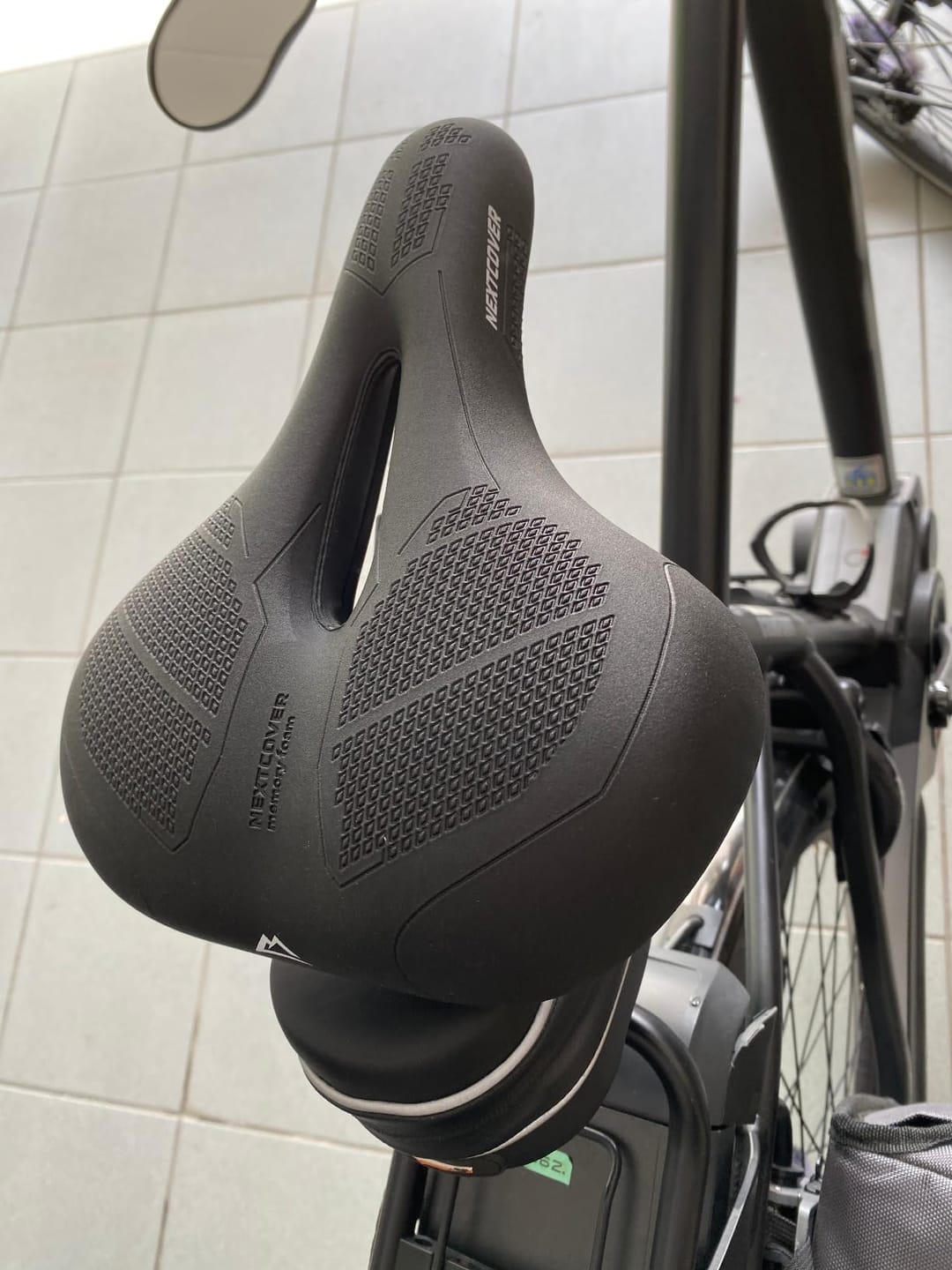 Customer photo review of ComfortSet - Fahrradsattel & gefederte Sattelstütze