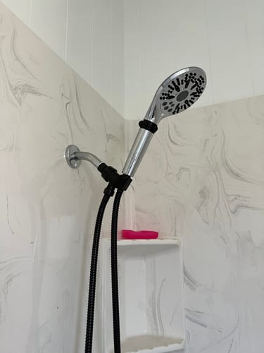 Customer photo review of 72 Inch Replacement Shower Hose
