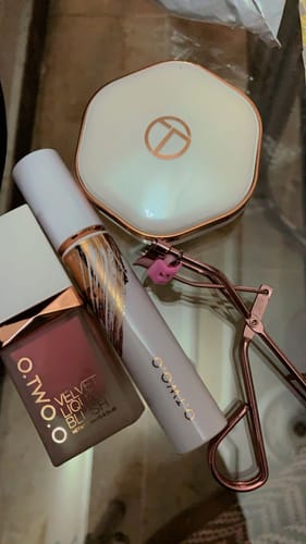 Customer photo review of O.TWO.O LIQUID BLUSH