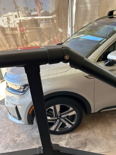 Customer photo review of Top Rail Oval Connectors - Pivot Able 180° Adjustable