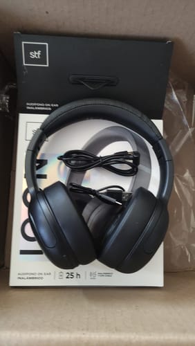 Customer photo review of Audífonos inalámbricos On ear | STF Icon | Micrófono 25 hrs uso Negro