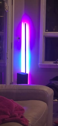 Customer photo review of LITE TOWER - MODERN STYLED LED CORNER LAMP