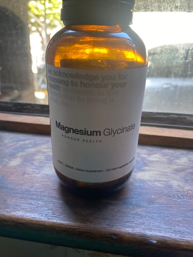 Customer photo review of Magnesium Glycinate (Pure & Unbuffered) - 110 Capsules