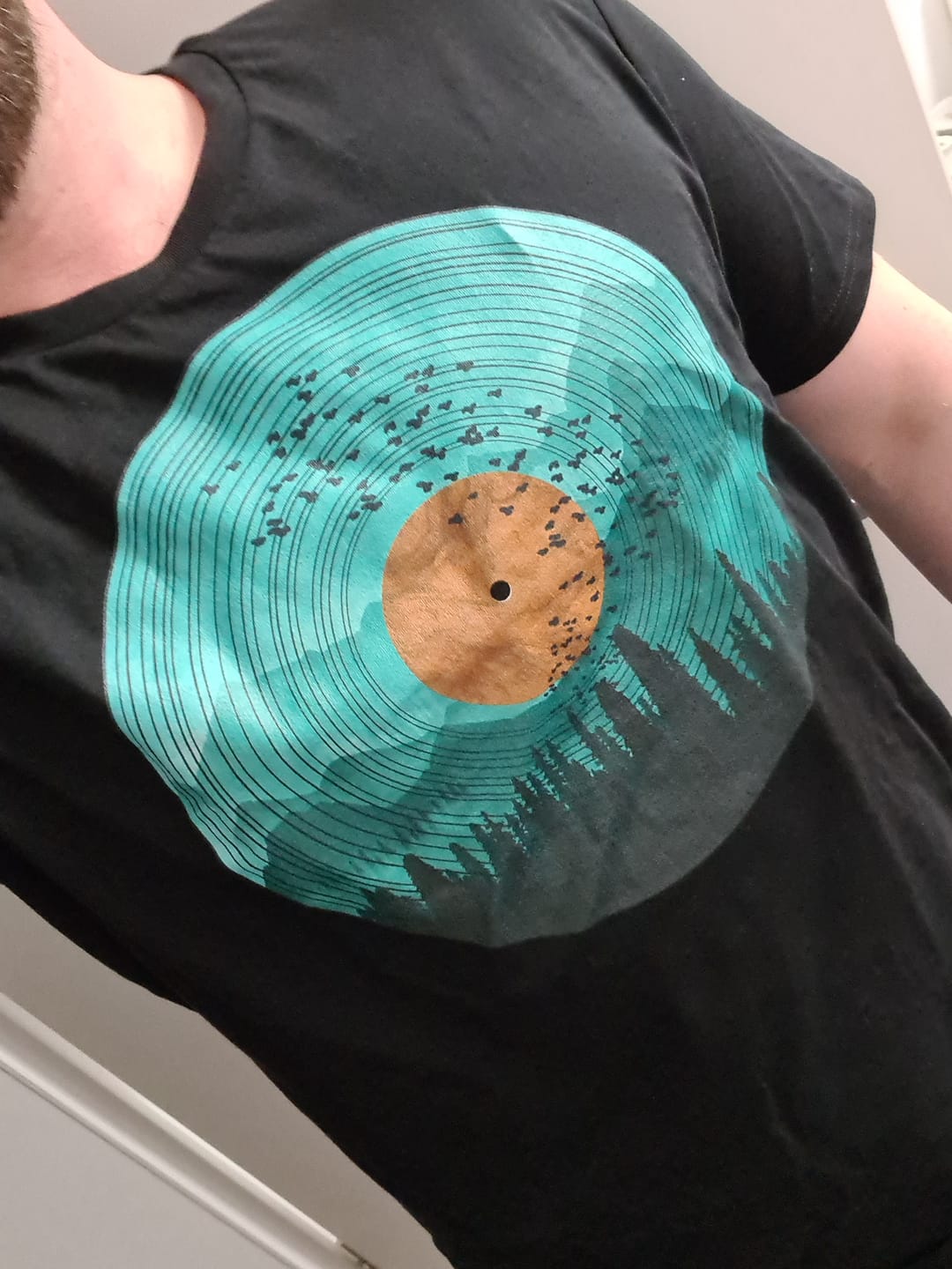 Customer photo review of Baum Mondphasen Backprint - Herren Premium Bio Shirt