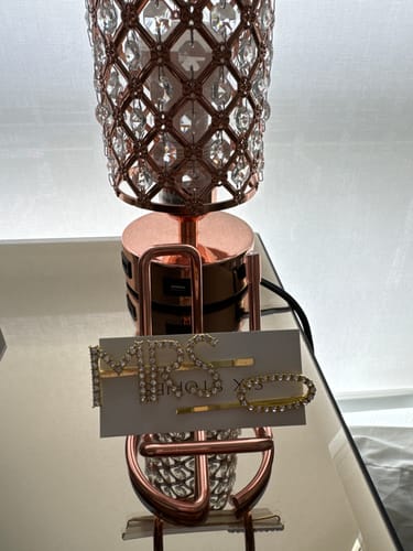 Customer photo review of Personalized Mrs Hair Slide - Gold