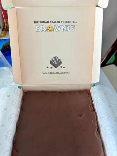 Customer photo review of Plain choccy brownie