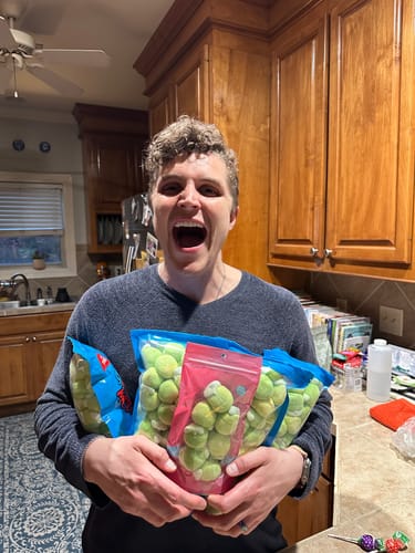 Customer photo review of Just Jelly Filled Apple Marshmallows