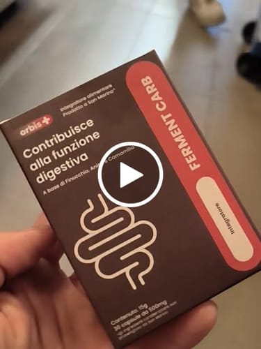 Customer video review of FERMENTCARB - Enzimi Digestivi e Probiotici (30 capsule)