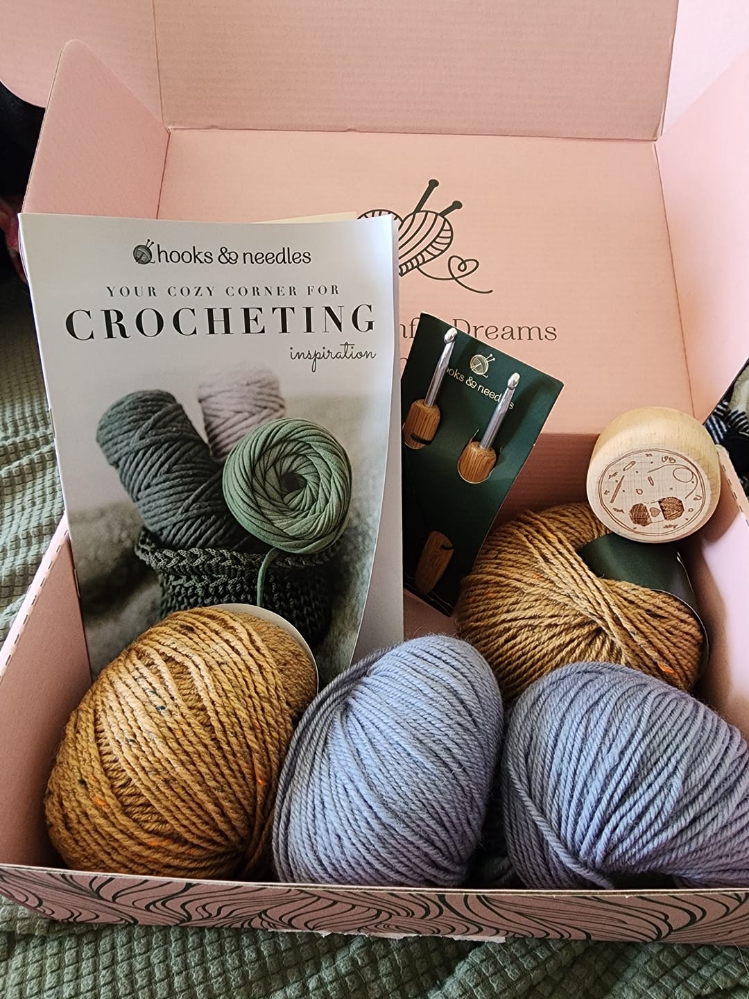 Customer photo review of Extra 2 Mystery Balls of Yarn