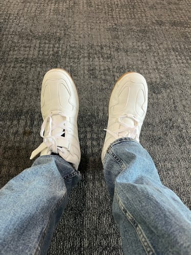 Customer photo review of TRIPPIN White Men's High Top sneaker