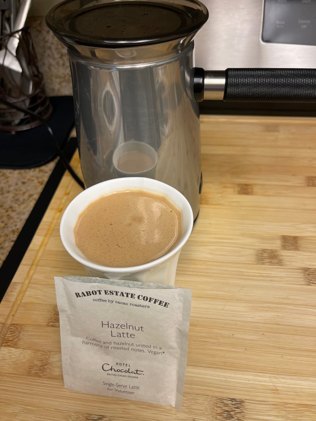 Customer photo review of Hazelnut Latte Mocha Flakes