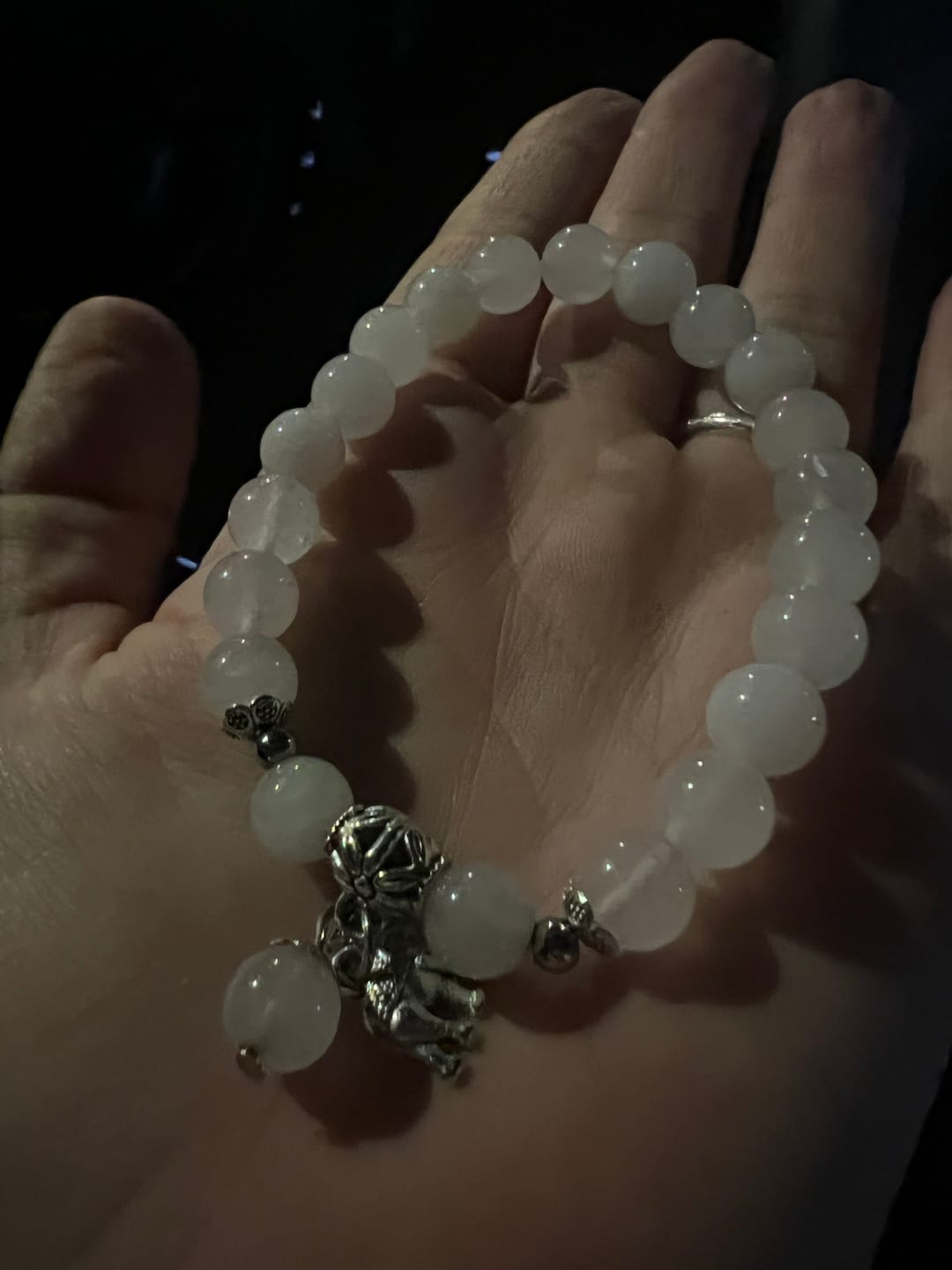 Customer photo review of Rose Quartz Self-Love Bracelet