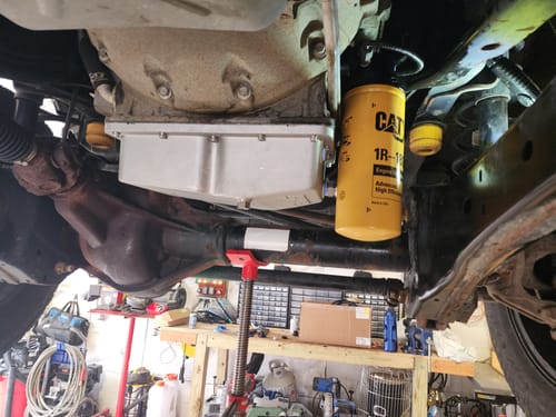 Customer photo review of SPE Motorsport 2011+ 6.7L Powerstroke Oil Filter Housing