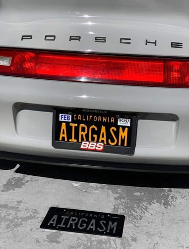 Customer photo review of 1964 CALIFORNIA LICENSE PLATE 6"x12" (156.5mm x 305mm)