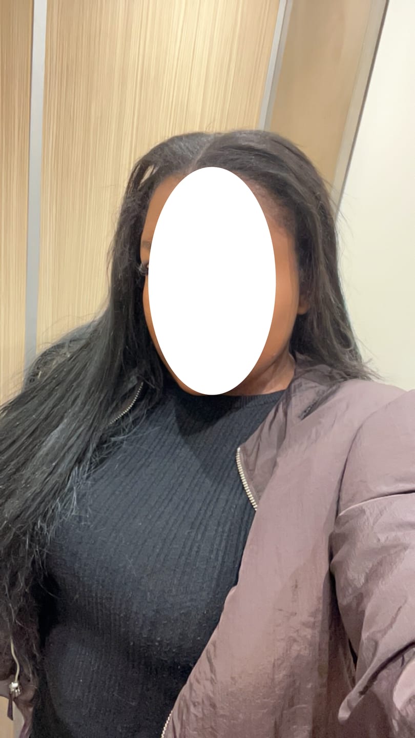 Customer photo review of Seamless Clip In Hair Extensions Body Wave