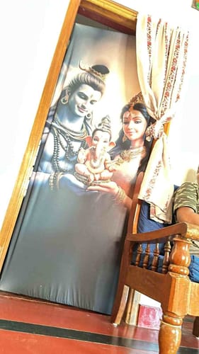 Customer photo review of Lord Shankara Mahadev Door Covers