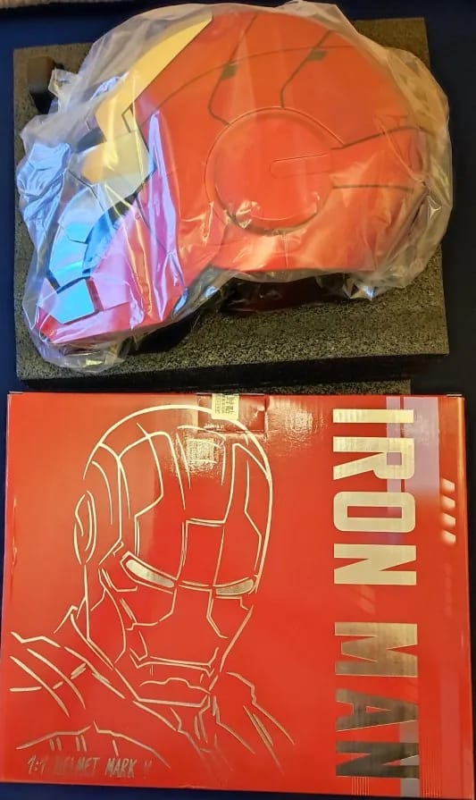 Customer photo review of Autoking Mk5 ironman helmet |  Voice Control | 4/8 Multi-piece Opening