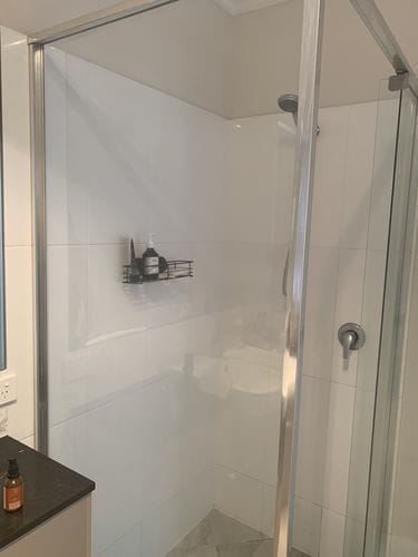 Customer photo review of GLASSGUARD™ Glass Stain Remover + Drill Scrubbing Pads