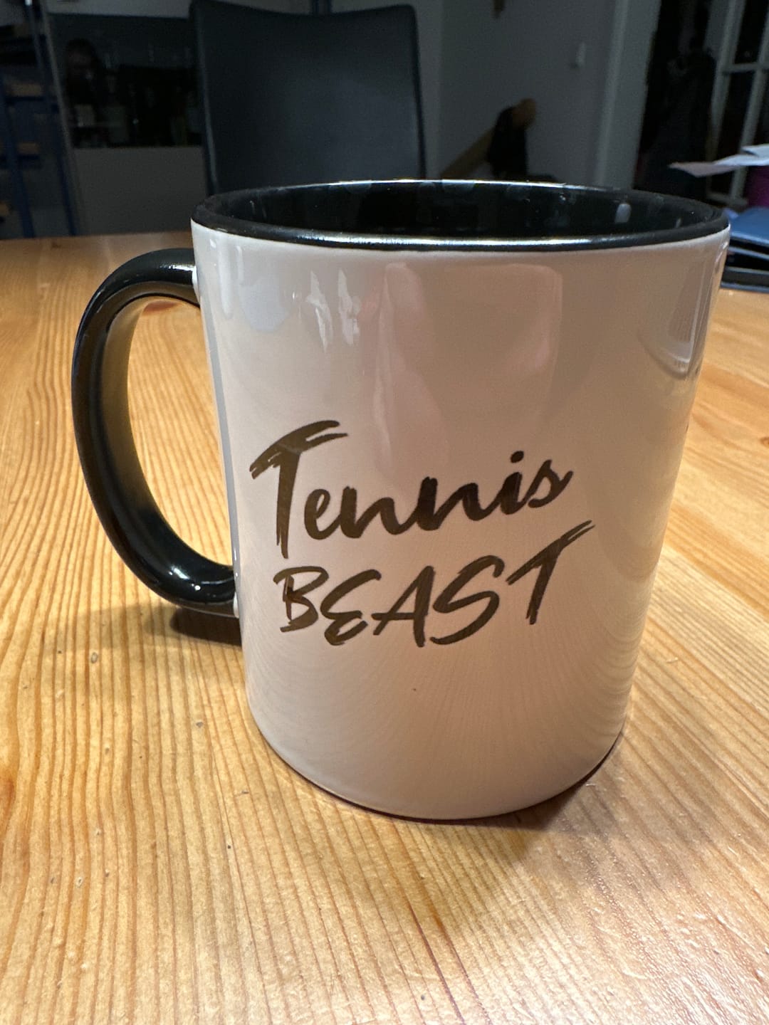 Customer photo review of Tennis Beast | Zweifarbige Tasse