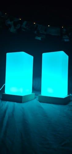 Customer photo review of Modern Tower Lamp