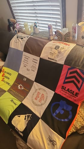 T-shirt quilt by Jennifer from MO