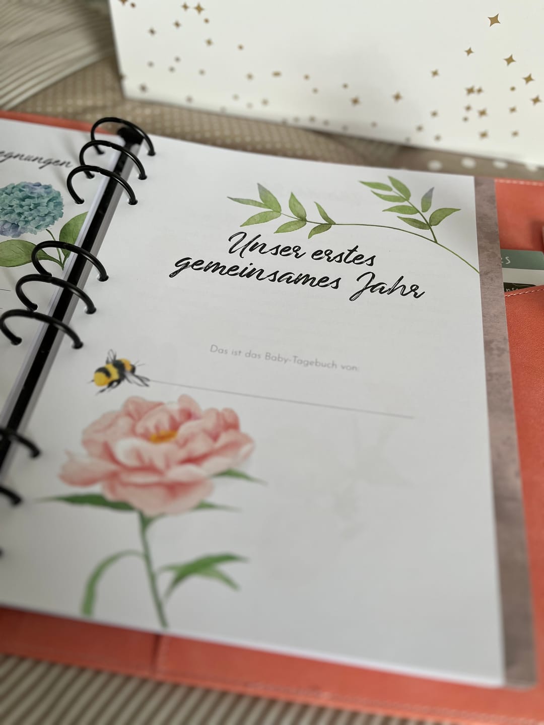 Customer photo review of Basis-Set: Unser erstes gemeinsames Jahr (Floral)