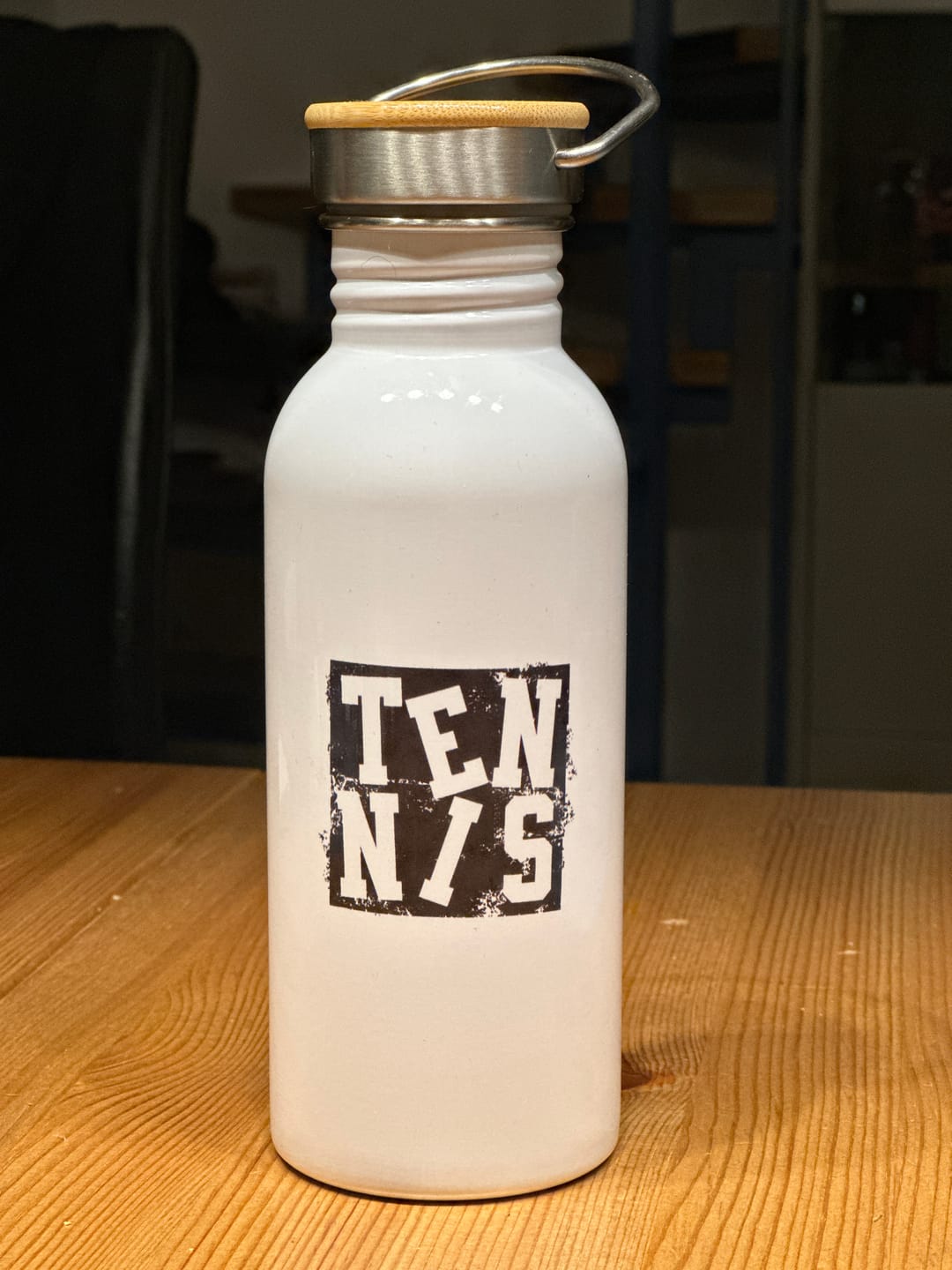 Customer photo review of Tennis Grunge | Trinkflasche